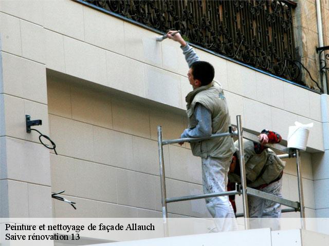 Peinture et nettoyage de façade  allauch-13190 Saive rénovation 13