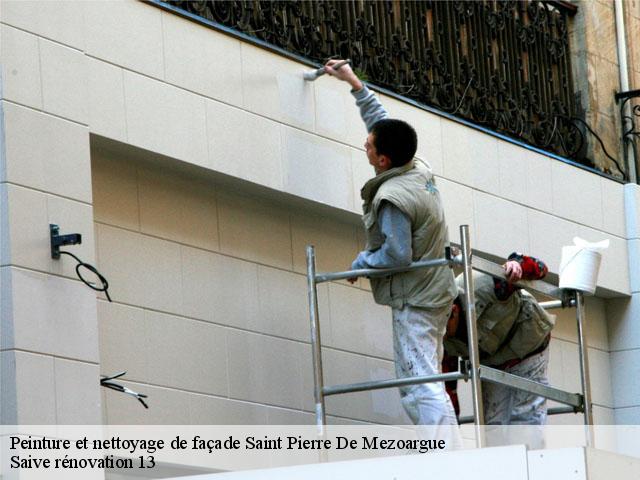 Peinture et nettoyage de façade saint-pierre-de-mezoargue-13150 Saive rénovation 13